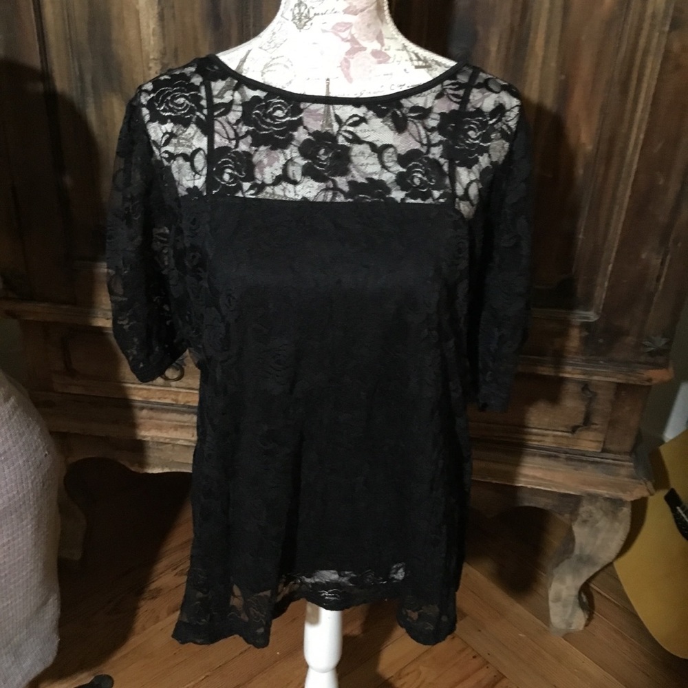 Lace Blouse with camisole built in